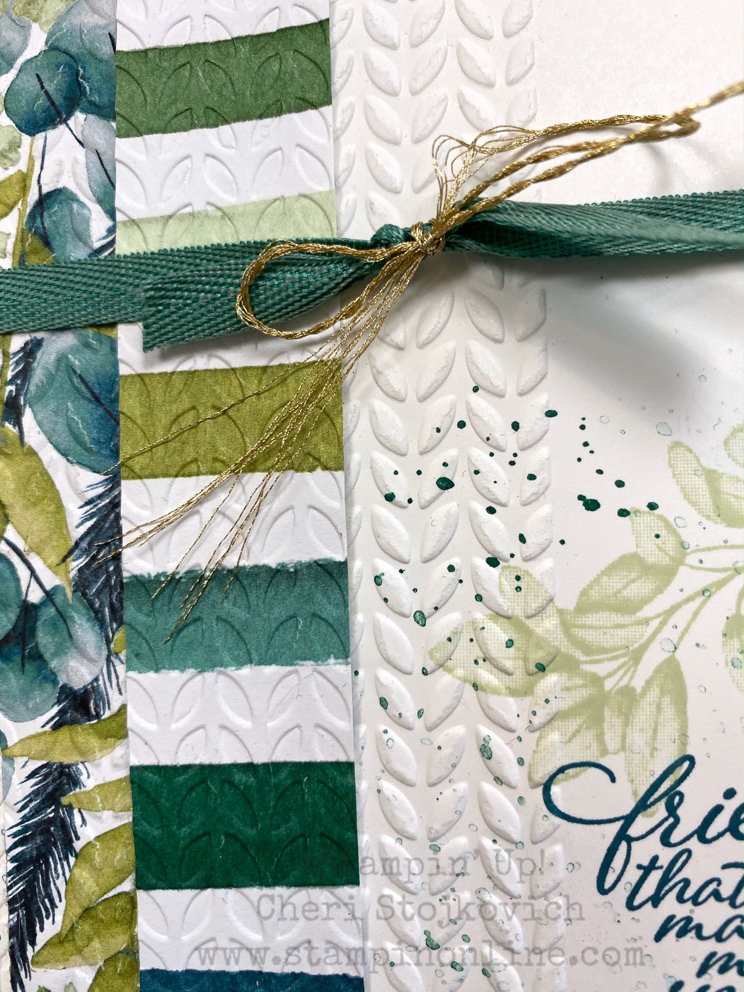 Forever Greenery Suite Mini Embossing Folders Video Tutorial