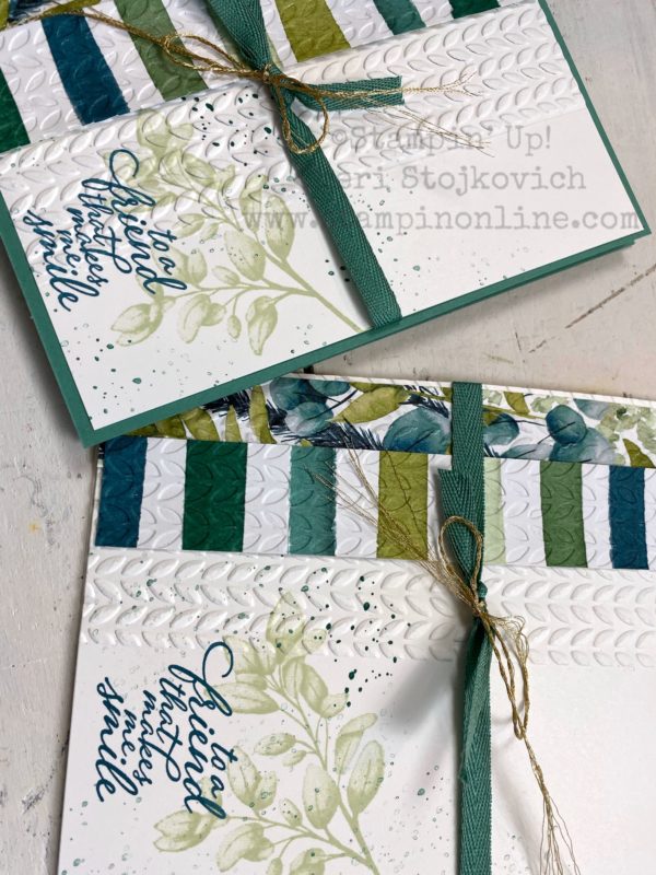 Forever Greenery Suite Mini Embossing Folders Video Tutorial