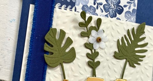 Boho Indigo Stampin' Up! medley free online class