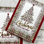 Pine Woods Dies and Plaid Tidings from Stampin' Up!