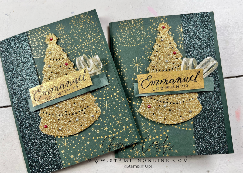 Crazy Easy, Stunning Shine! Lights Aglow Christmas in July Stampin Up