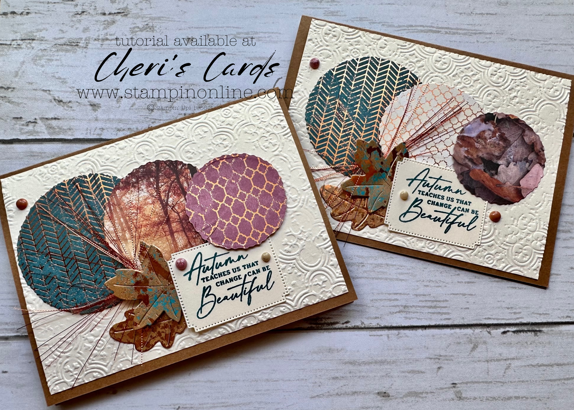You Can Try It All Sneak Peek W Autumn Leaves Suite Stampin Up