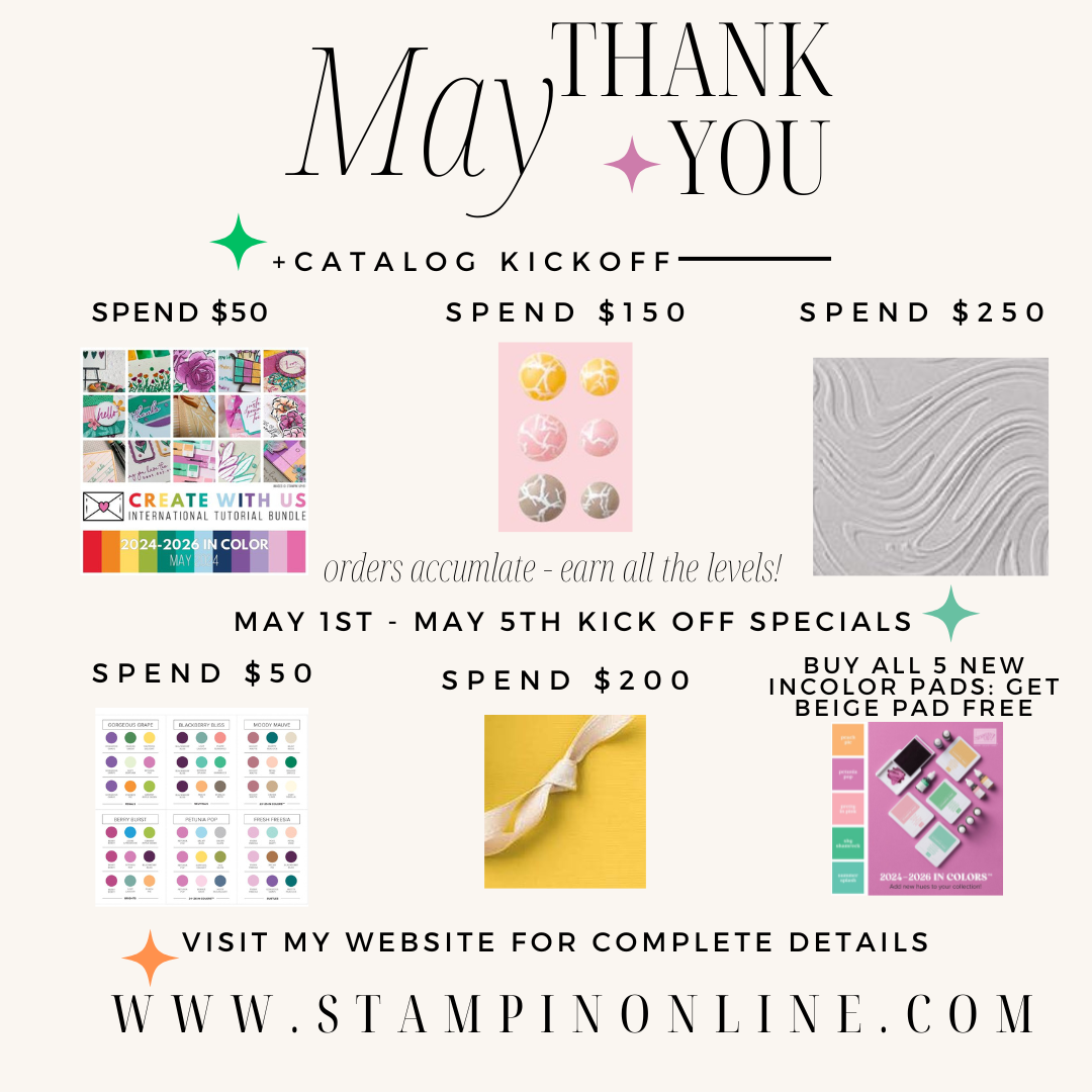 May is almost here! See how we will celebrate the catalog release!