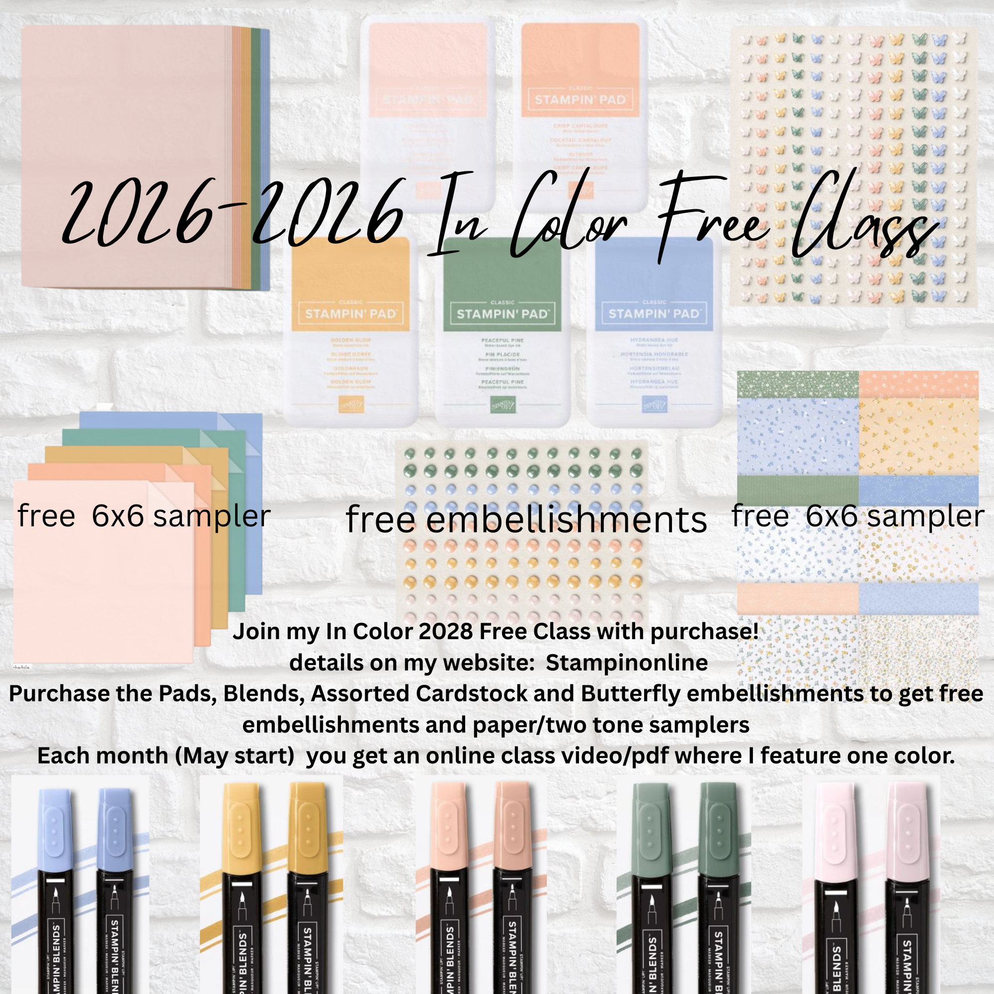 Join My 2026-2028 In Color Class! | Cheri's Cards